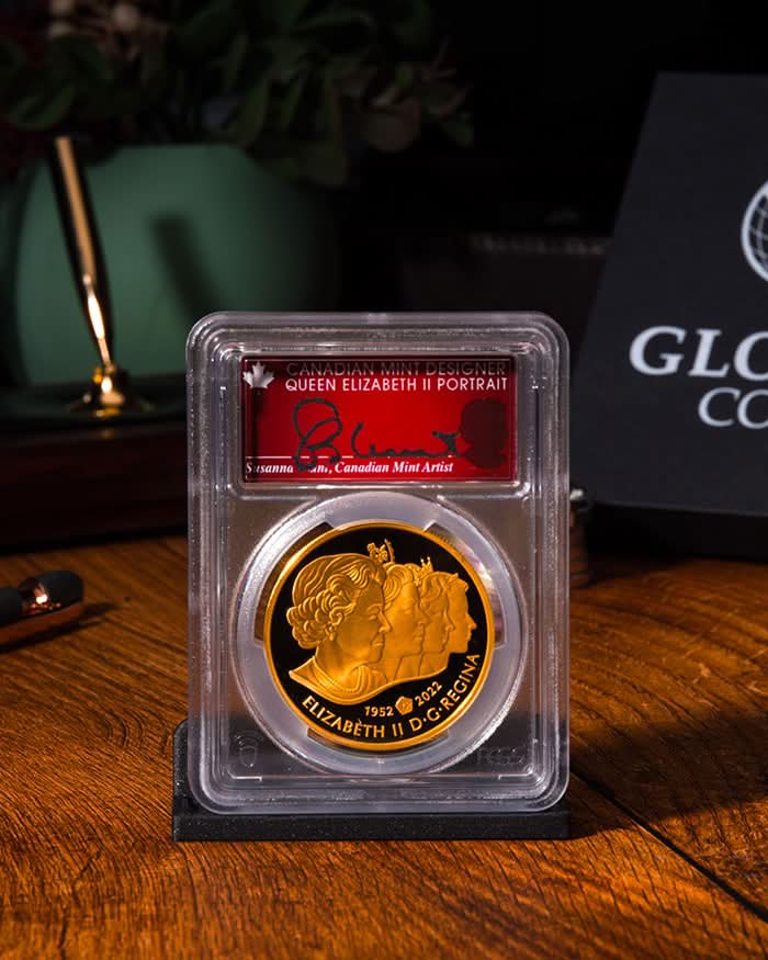 2022 $250 Canada Imperial State Crown Au | First Day of Issue PCGS PR70DCAM | Susanna Blunt Autograph