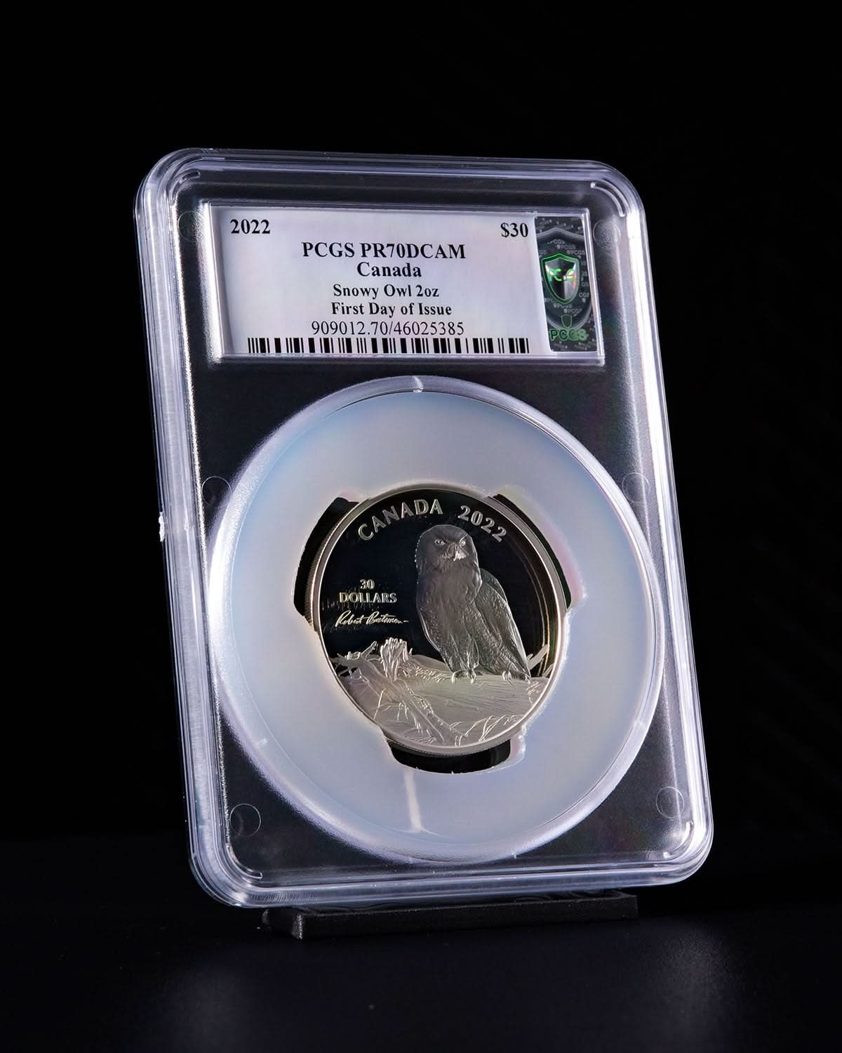 2022 $30 Silver Snowy Owl | First Day Of Issue PR70 PCGS | Susanna Blunt Autographed