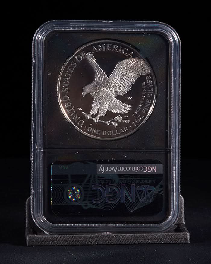 2023 3 pc Silver Eagle "City Set" | First Day PR70 NGC | John Mercanti Autographed