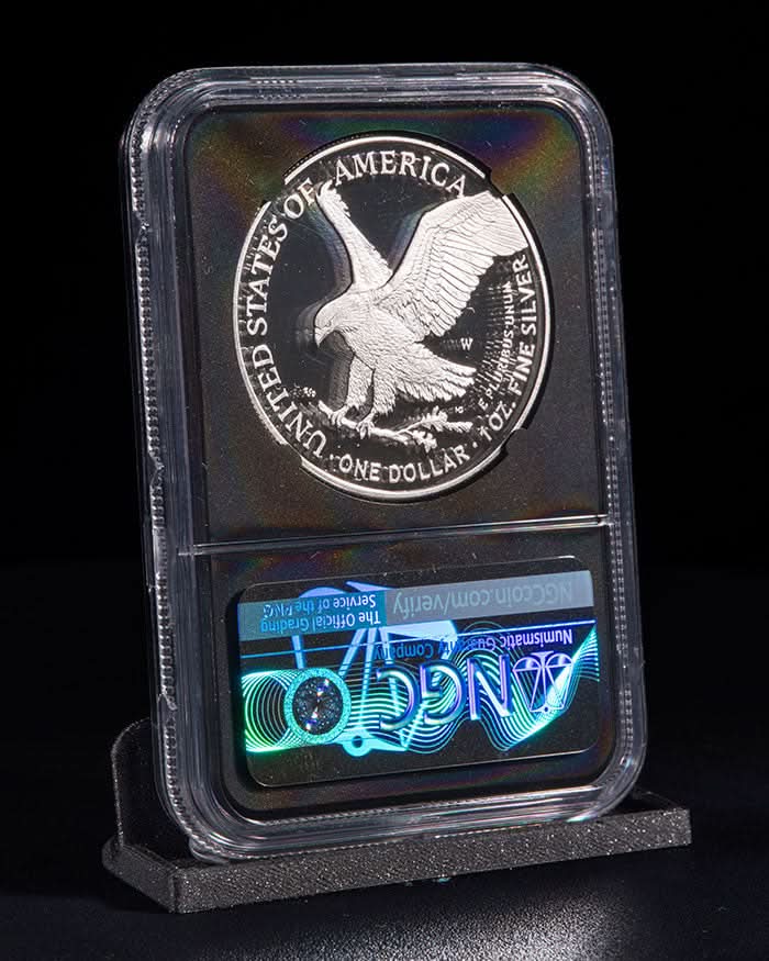 2023 3 pc Silver Eagle "City Set" | First Day PR70 NGC | John Mercanti Autographed