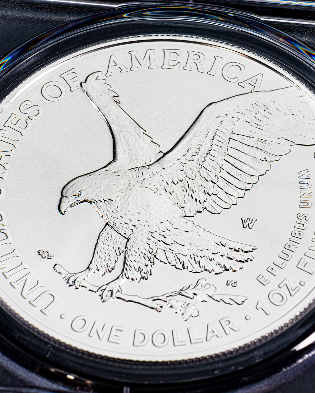 2023 Burnished Silver Eagle | Advanced Release SP70 NGC | Kenneth Bressett Autographed