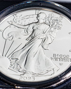 2023 Burnished Silver Eagle | Advanced Release SP70 NGC | Kenneth Bressett Autographed