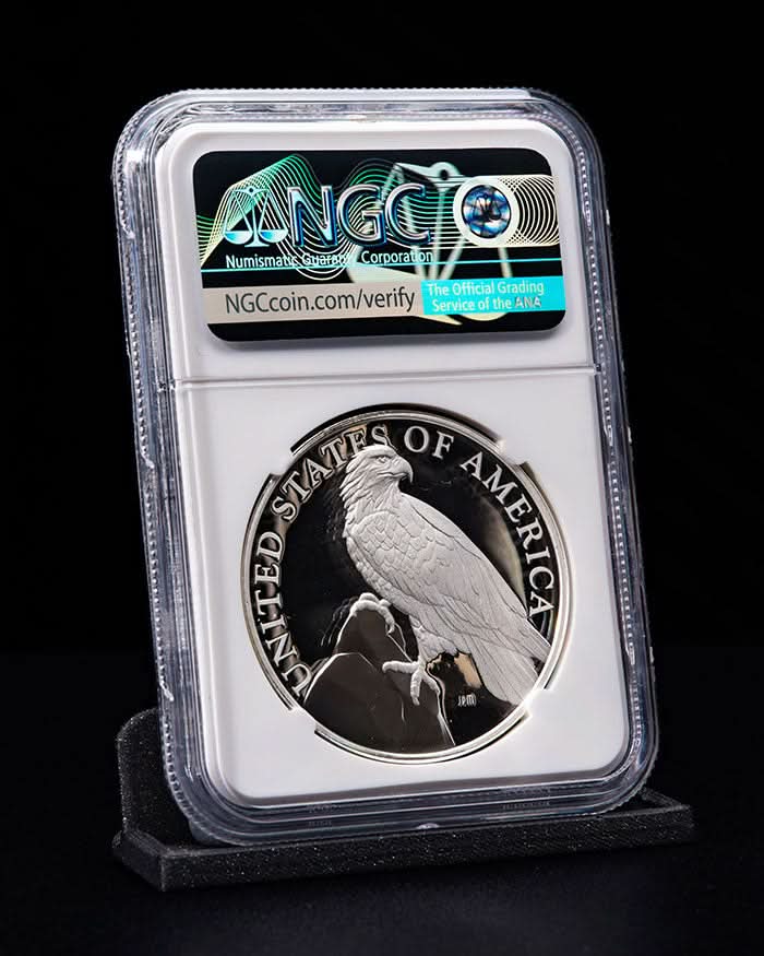 2023 P American Liberty Series 1oz Medal | Advance Releases PF70 Ultra Cameo | Kenneth Bressett Autographed