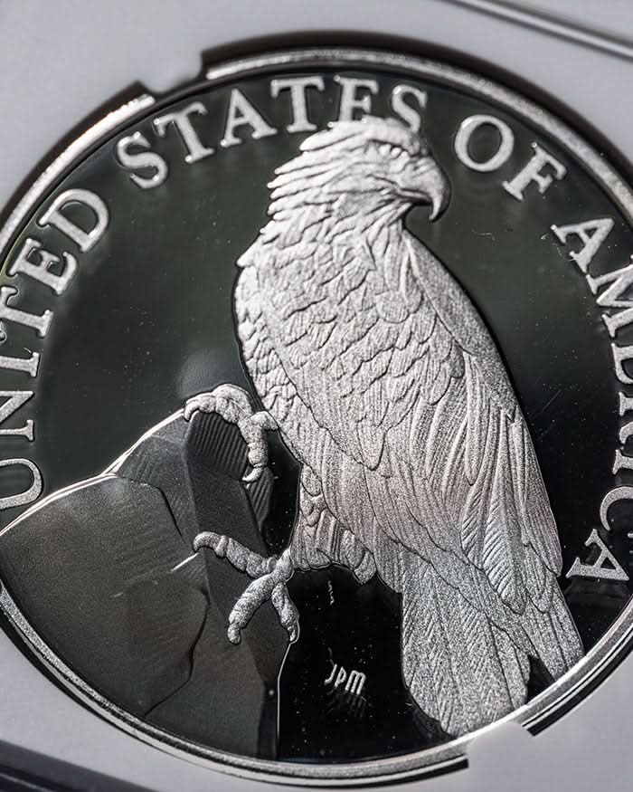 2023 P American Liberty Series 1oz Medal | Advance Releases PF70 Ultra Cameo | Kenneth Bressett Autographed