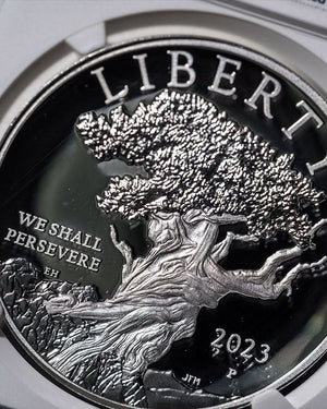 2023 P American Liberty Series 1oz Medal | Advance Releases PF70 Ultra Cameo | Kenneth Bressett Autographed