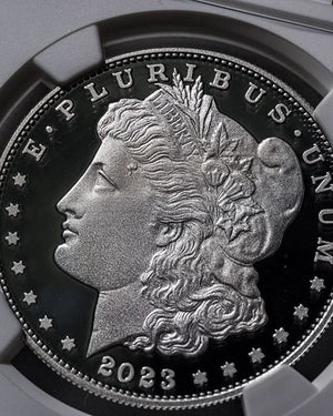 2023 S Morgan & Peace Silver Dollar Set | Advance Releases PF70 Ultra Cameo | Kenneth Bressett Autographed