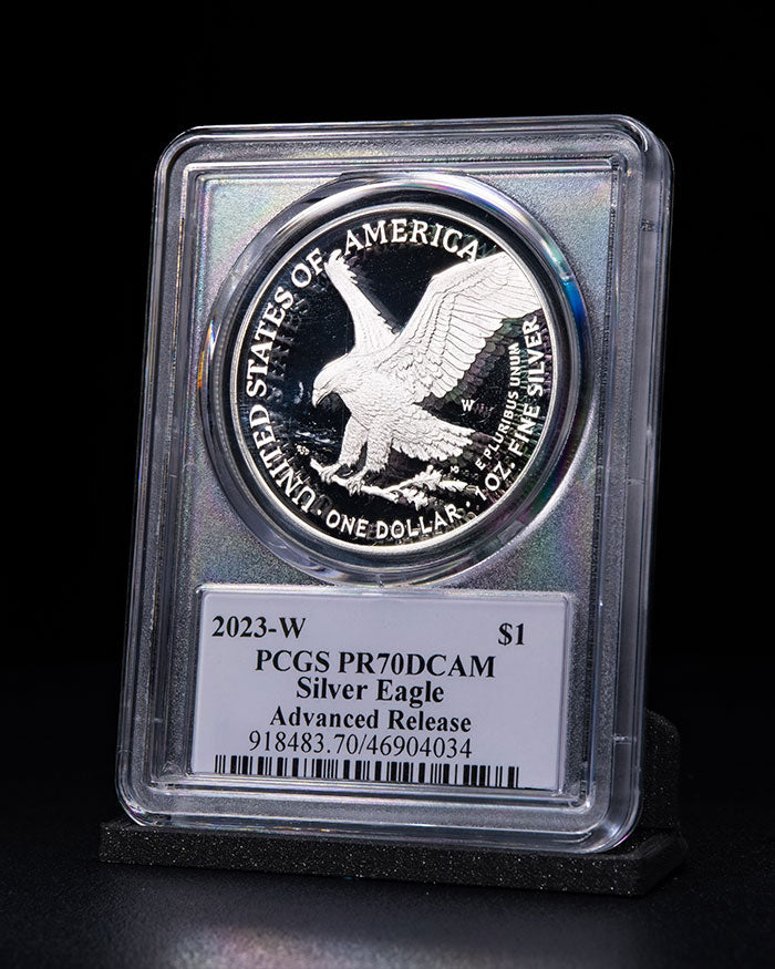 2023 Silver Eagle | Advanced Release PR70 PCGS | Stephanie Sabin Autographed