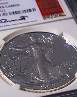 2023 Silver Eagle | First Day of Issue PR70 NGC | Kenneth Bressett Autographed