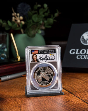 2023 $100 Platinum Eagle | Advanced Release PR70 PCGS | Stephanie Sabin Autographed