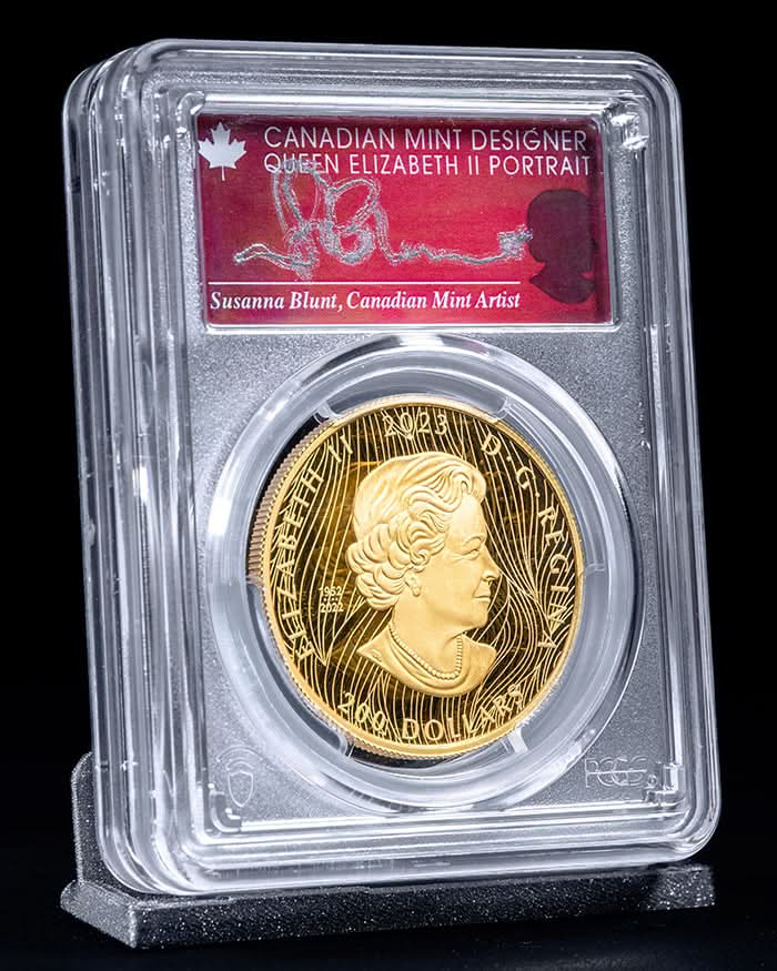 2023 $200 Canada Jean Paul Riopelle-Petit Hibou Ultra High Relief | First Day of Issue PCGS PR70 Deep Cameo | Susanna Blunt Autographed