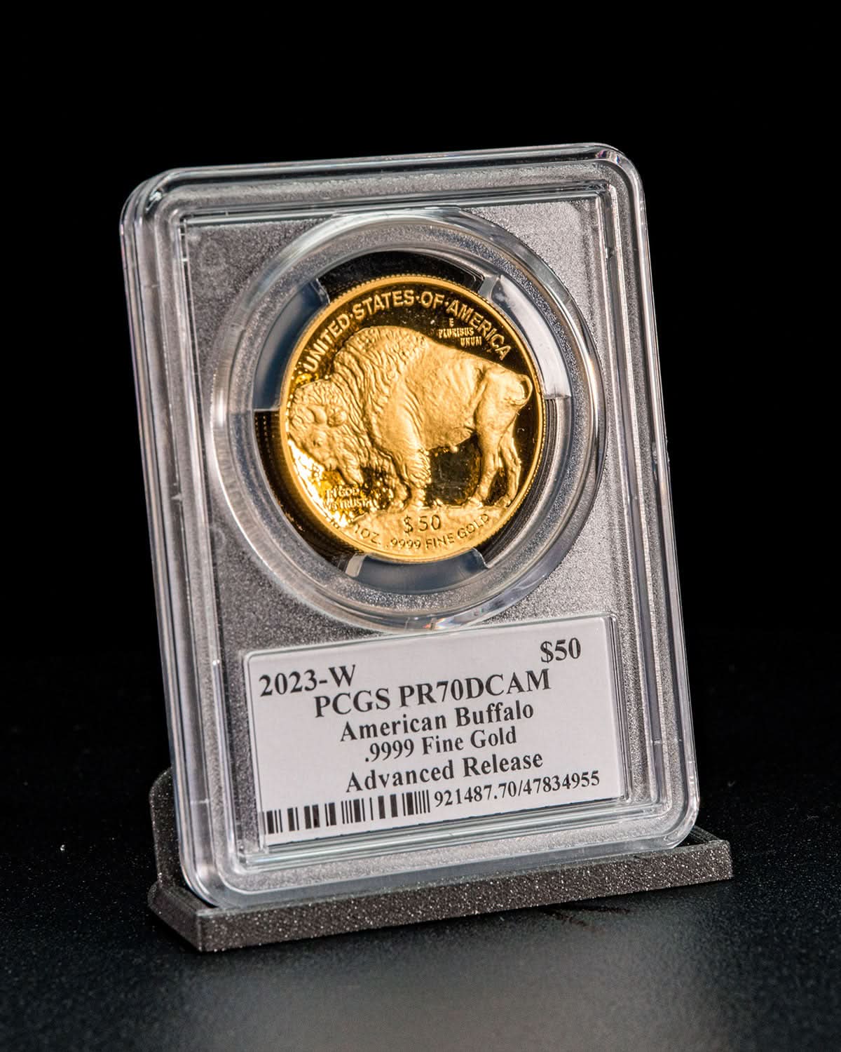 2023 $50 W Gold Buffalo | Advanced Release PR70 PCGS | Stephanie Sabin Autographed