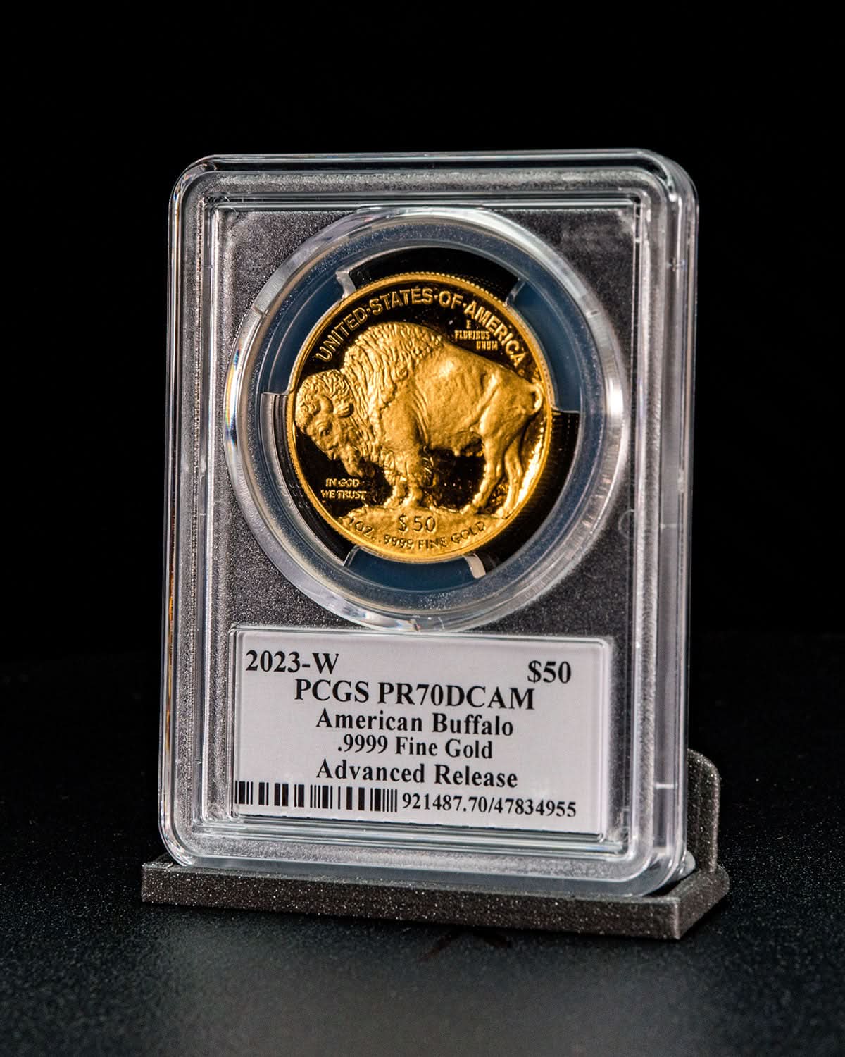 2023 $50 W Gold Buffalo | Advanced Release PR70 PCGS | Stephanie Sabin Autographed