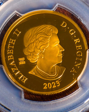2023 $200 Canada Charles III Royal Cypher Au | First Day of Issue PCGS PR70 DCAM | Susanna Blunt Autographed