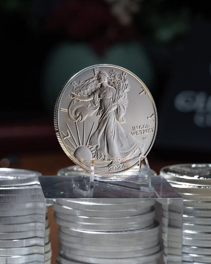 2024 1 oz American Silver Eagle BU - Brilliant Uncirculated Coin