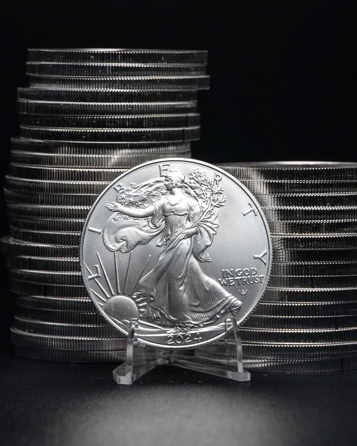 2024 1 oz American Silver Eagle BU - Brilliant Uncirculated Coin