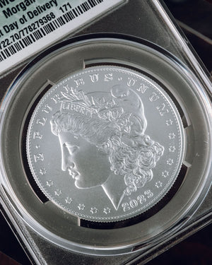 2023-P $1 Morgan and Peace Dollar Set | First Day of Delivery MS70 CAC Certified