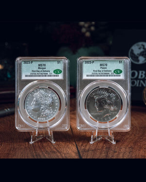 Morgan and Peace Dollar Set