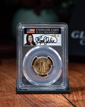 2024 $10 Gold Eagle | First Day of Issue PCGS MS70 | Stephanie Sabin Autographed