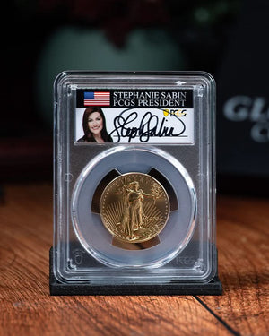 2024 $25 Gold Eagle | First Day of Issue PCGS MS70 | Stephanie Sabin Autographed