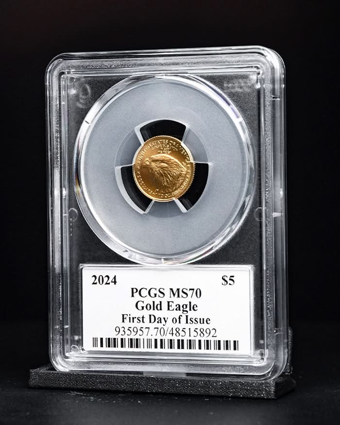 2024 $5 Gold Eagle | First Day of Issue PCGS MS70 | Stephanie Sabin Autographed