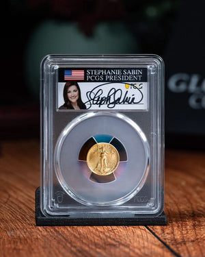 2024 $5 Gold Eagle | First Day of Issue PCGS MS70 | Stephanie Sabin Autographed