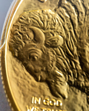 2024 $50 Gold Buffalo | First Day of Issue NGC MS70 | Kenneth Bressett Autographed