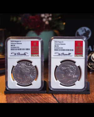 2024 Morgan & Peace Dollar Set