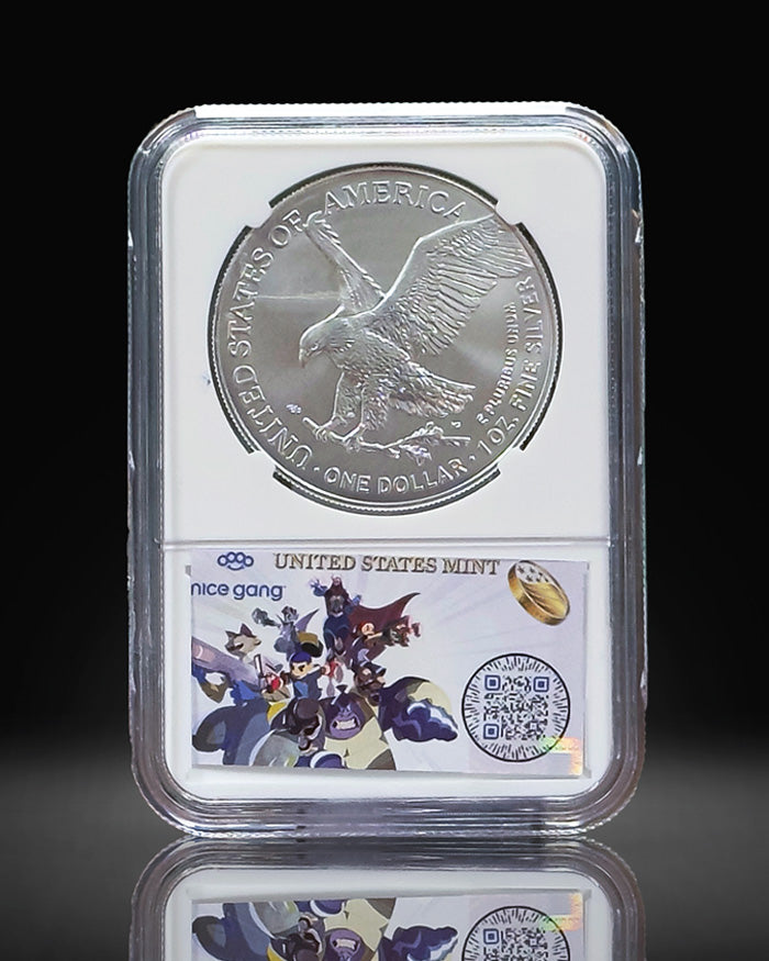 2024 (P) 1 oz Silver Eagle | First Star Privy Release NGC Gem Uncirculated | One of First 50,000 Issued