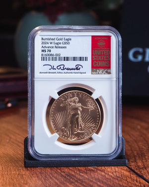 Bressett Autographed Gold Coins