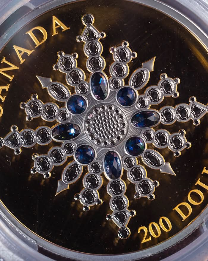 2024 $200 Canada Gold Sapphire Jubilee | First Day of Issue PCGS PR70 Deep Cameo | Steven Rosati Autographed