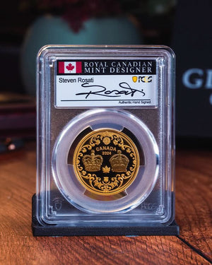 2024 $200 Canada The Crowns | First Day of Issue PCGS PR70 Deep Cameo | Steven Rosati Autographed