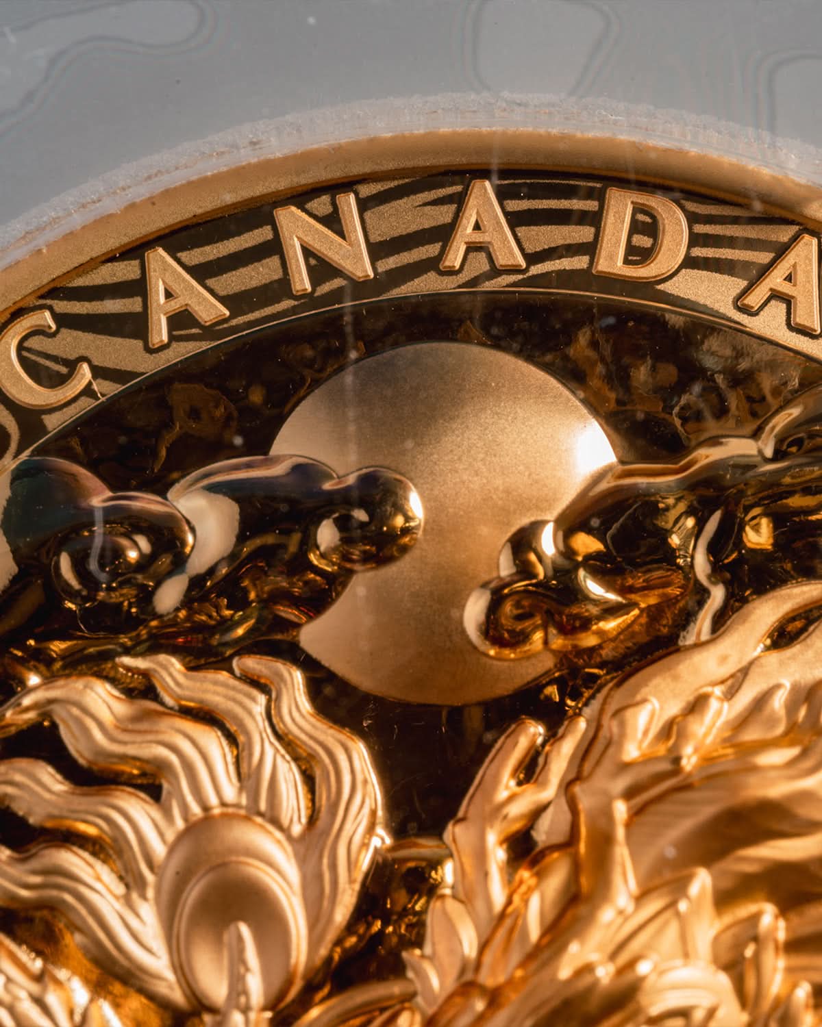 Dragon gold coin