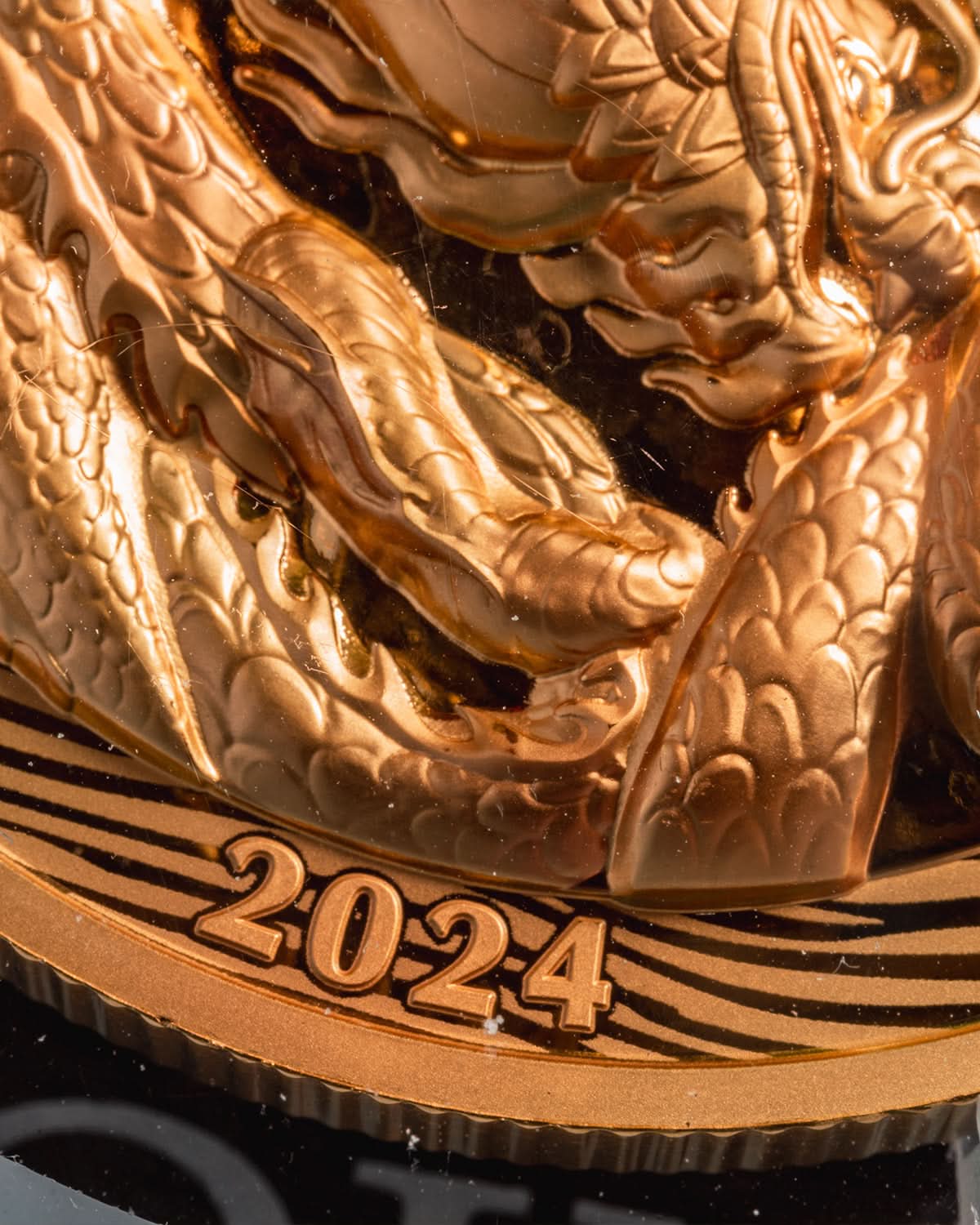Dragon gold coin