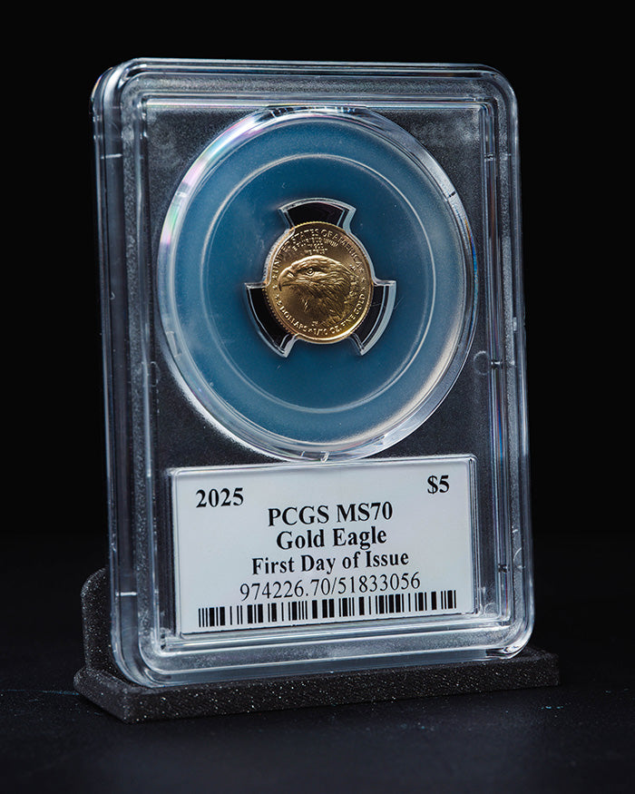 2025 1/10 oz Gold Eagle | First Day of Issue PCGS MS70 | Stephanie Sabin Autographed
