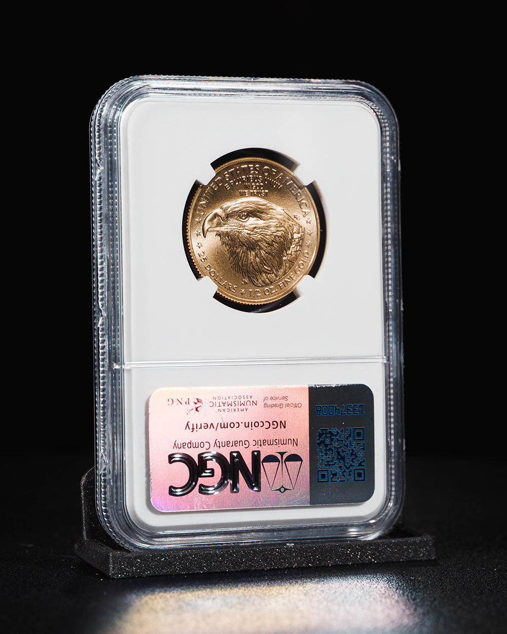 2025 $25 Gold Eagle | First Day of Issue NGC MS70 | Kenneth Bressett Autographed