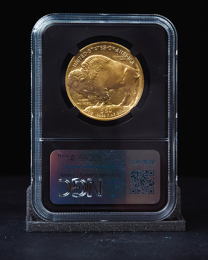 2025 1 oz Gold Buffalo | First Day of Issue NGC MS70 | Anna Cabral Autographed