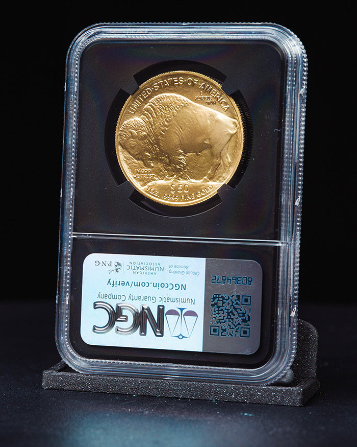 2025 1 oz Gold Buffalo | First Day of Issue NGC MS70 | Anna Cabral Autographed