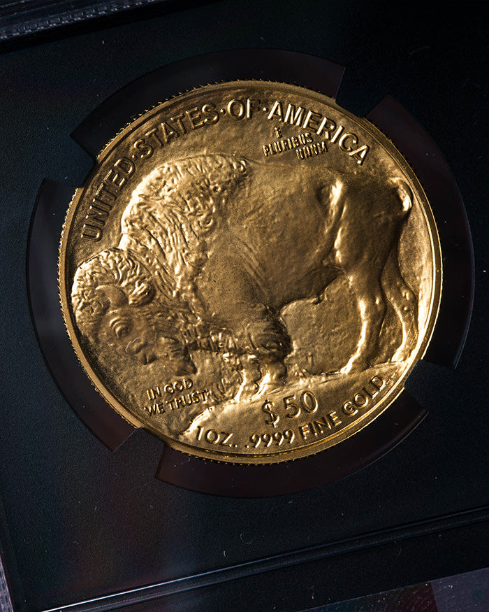 2025 1 oz Gold Buffalo | First Day of Issue NGC MS70 | Anna Cabral Autographed