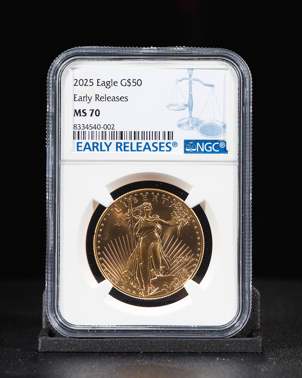 2025 1 oz Gold Eagle | Early Releases NGC MS70