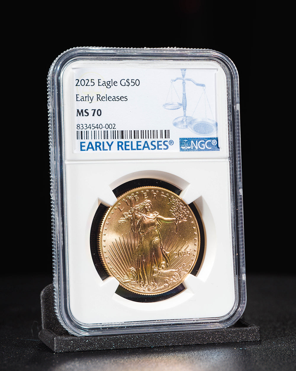 2025 1 oz Gold Eagle | Early Releases NGC MS70