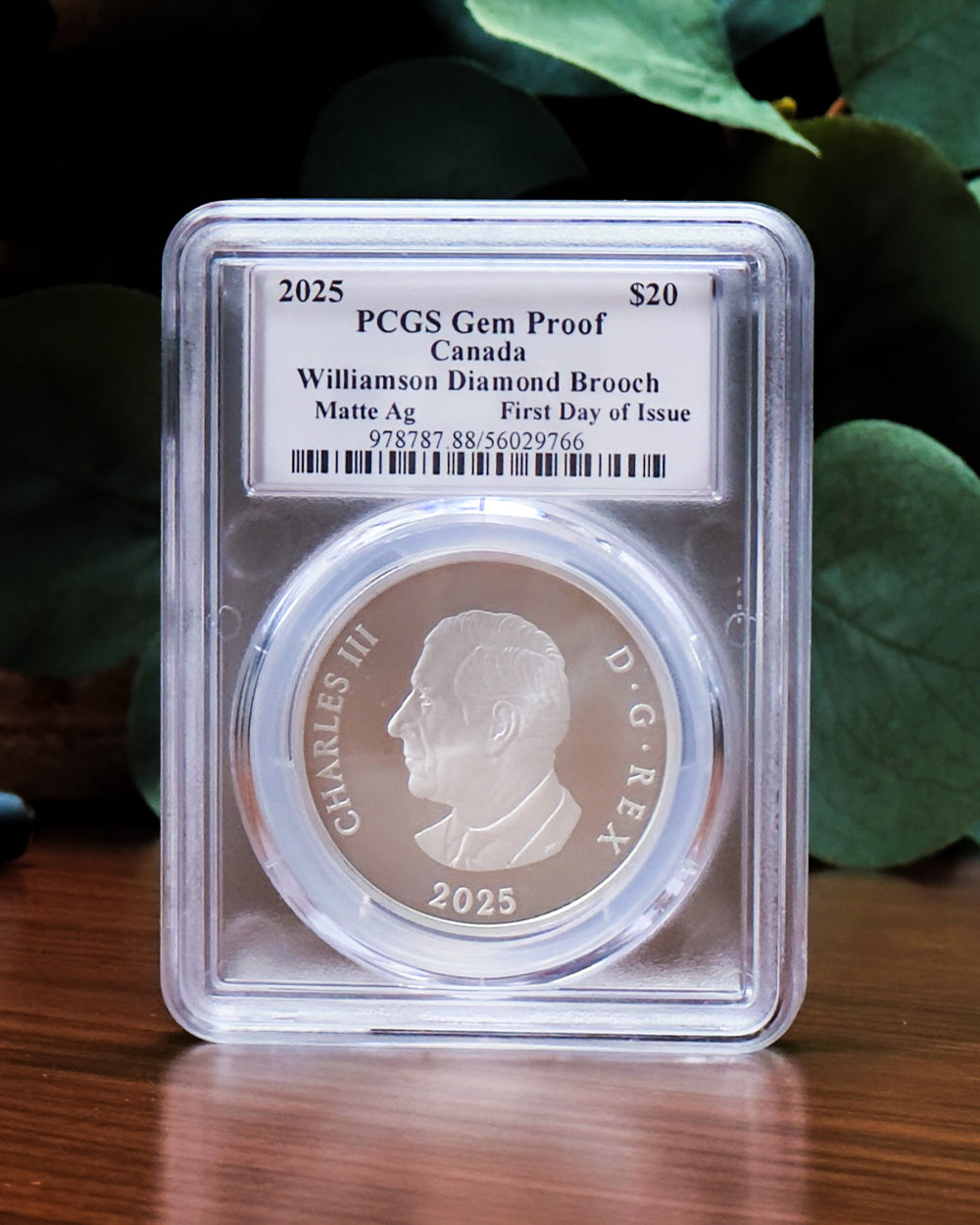 2025 Silver Diamond Brooch | First Day of Issue PCGS Gem Proof | Steven Rosati Autographed