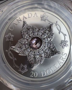 2025 Silver Diamond Brooch | First Day of Issue PCGS Gem Proof | Steven Rosati Autographed