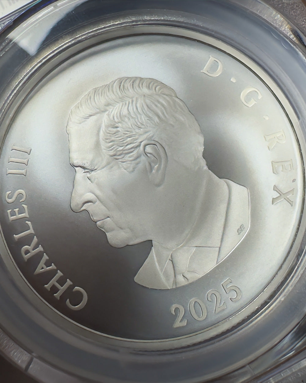 2025 Silver Diamond Brooch | First Day of Issue PCGS MS70 | Steven Rosati Autographed