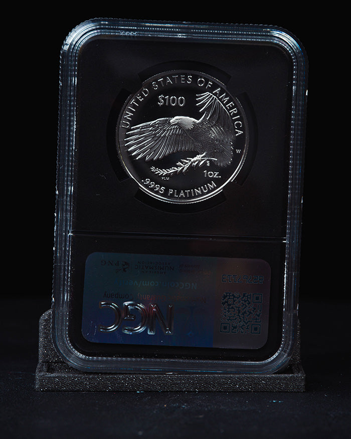 2025 W $100 Right to Petition Platinum Eagle | Advanced Release NGC PF70 Ultra Cameo | Anna Cabral Autographed