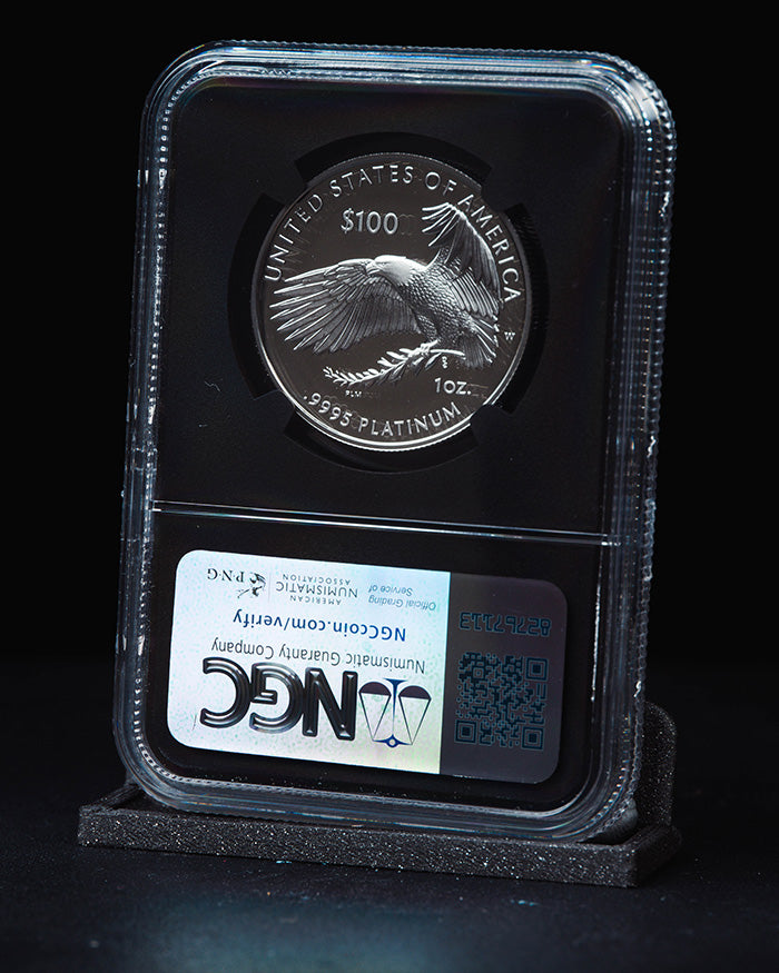 2025 W $100 Right to Petition Platinum Eagle | Advanced Release NGC PF70 Ultra Cameo | Anna Cabral Autographed