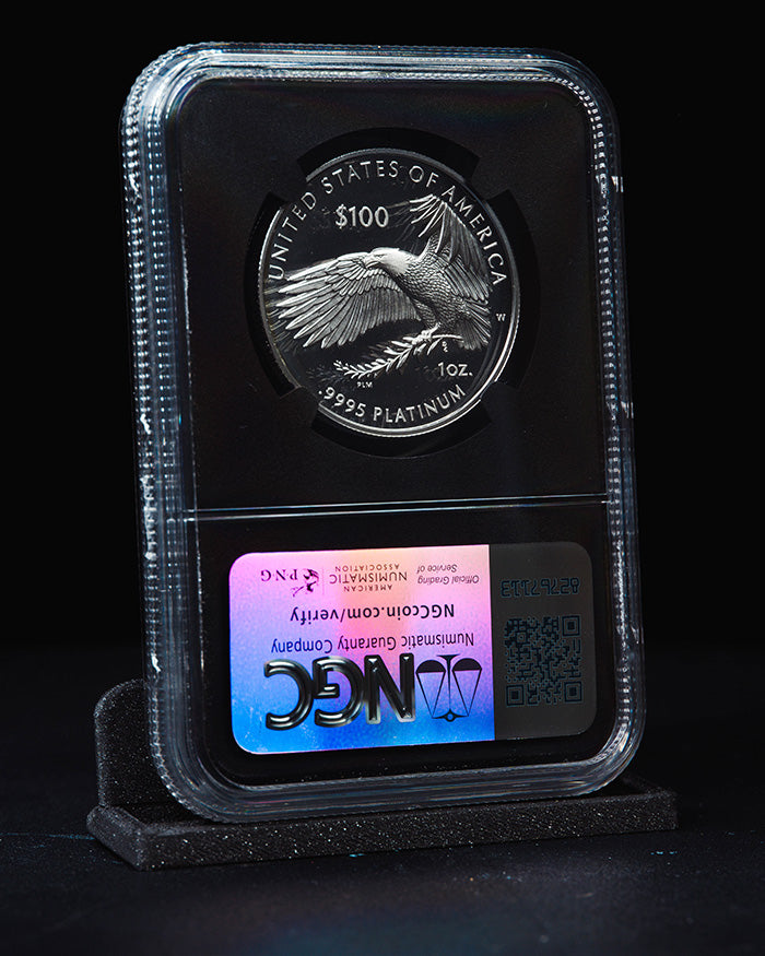 2025 W $100 Right to Petition Platinum Eagle | Advanced Release NGC PF70 Ultra Cameo | Anna Cabral Autographed