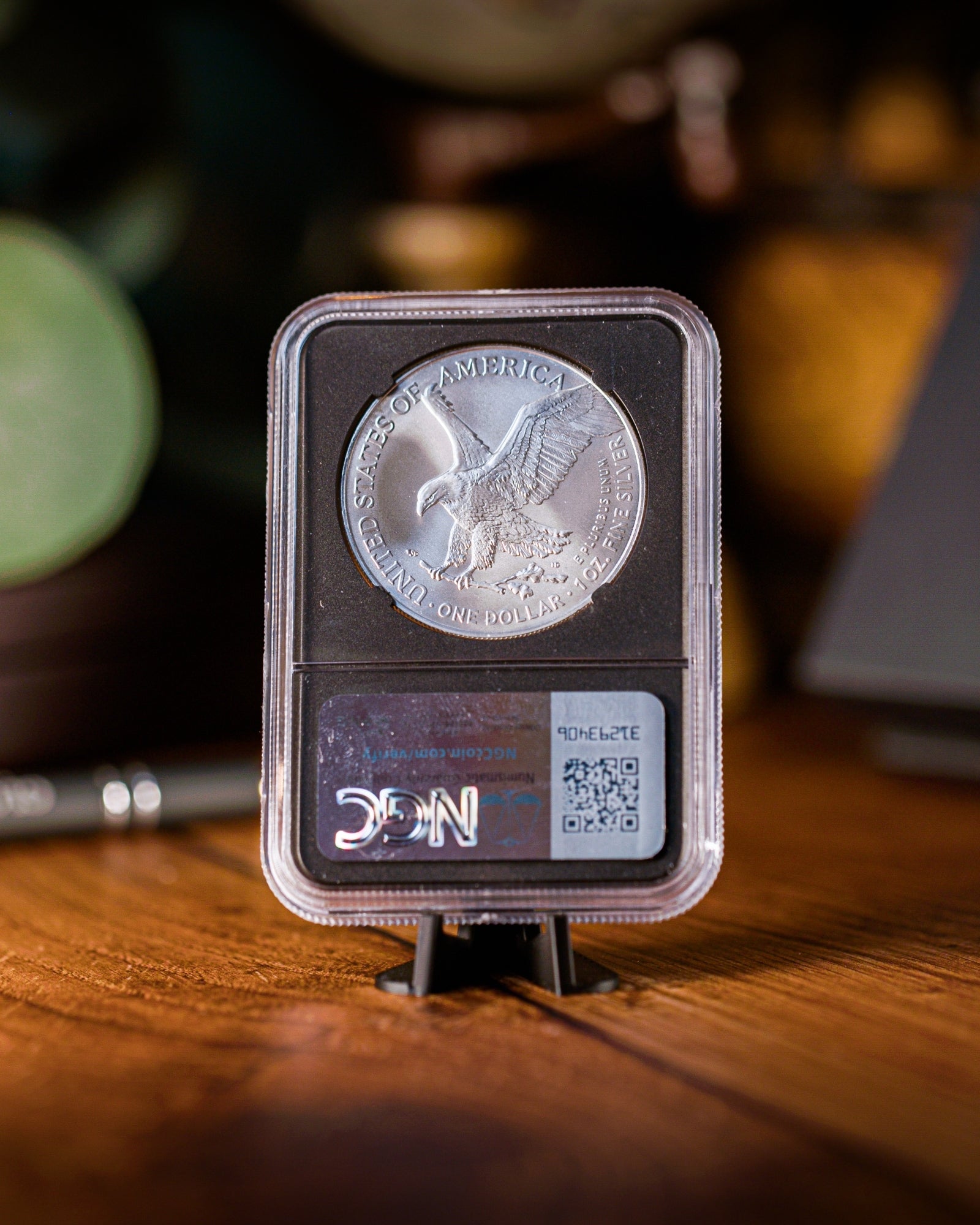 2025 (P) Silver Eagle with Eagle Privy Mark | First Releases MS70 CAC "Magnum Opus" Label