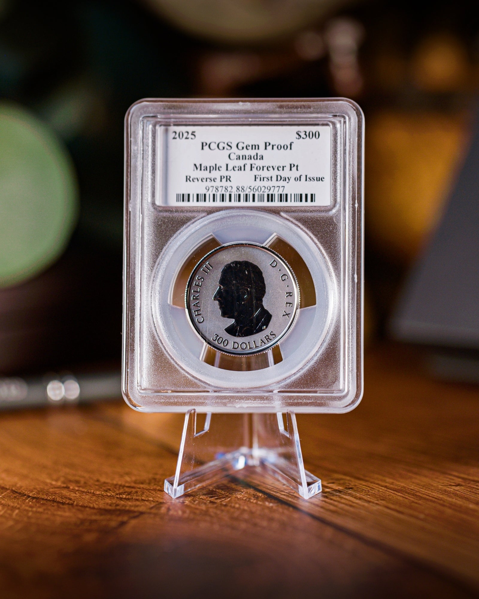 2025 $300 Canada Platinum Maple Leaf Forever | First Day of Issue Gem Proof | Steven Rosati Autographed