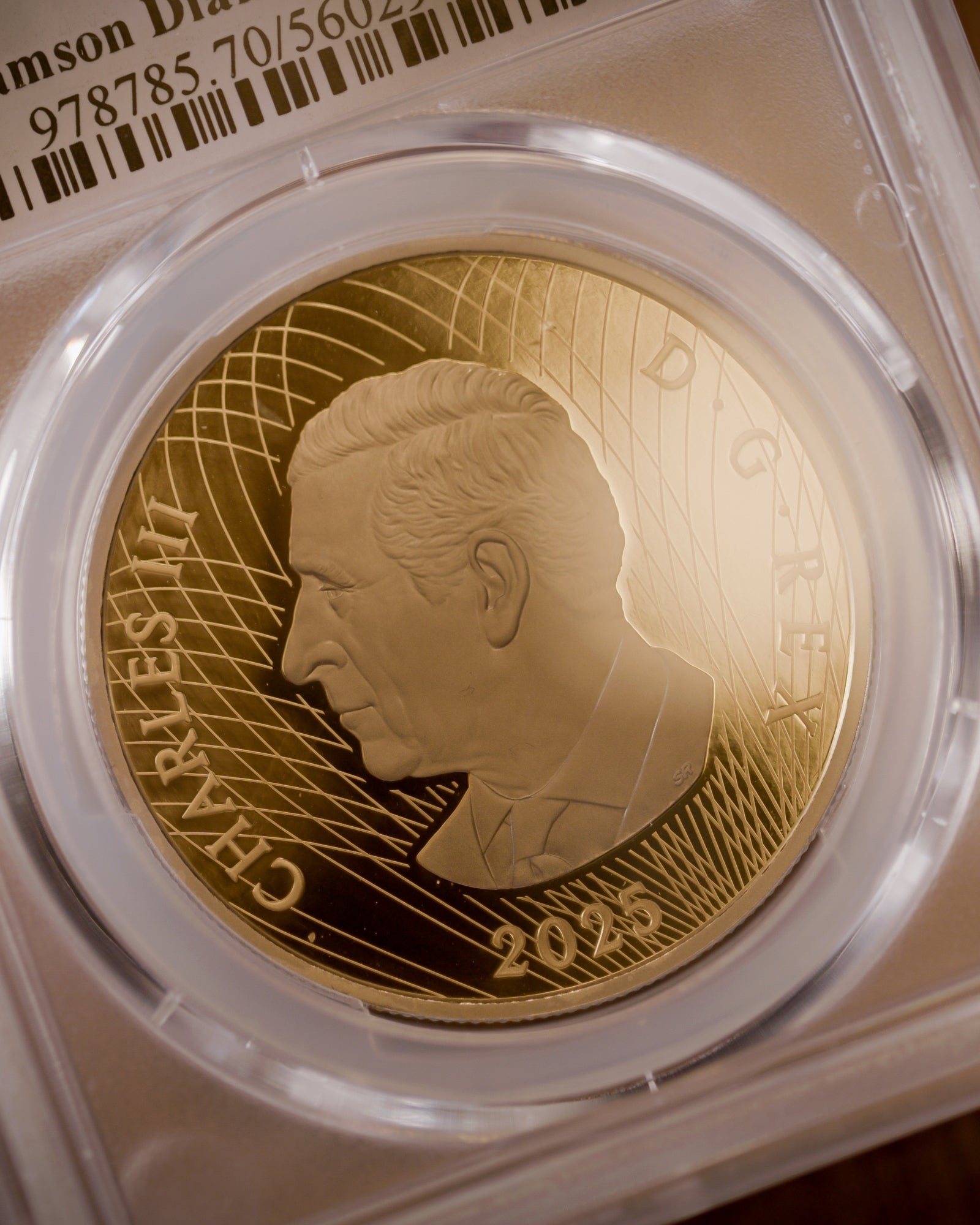 2025 Gold Diamond Brooch | First Day of Issue PCGS PR70 | Steven Rosati Autographed