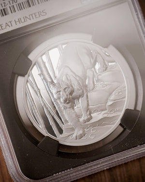 2024 Canada $20 Great Hunters Cougar U.H.R. | First Day of Issue PF70